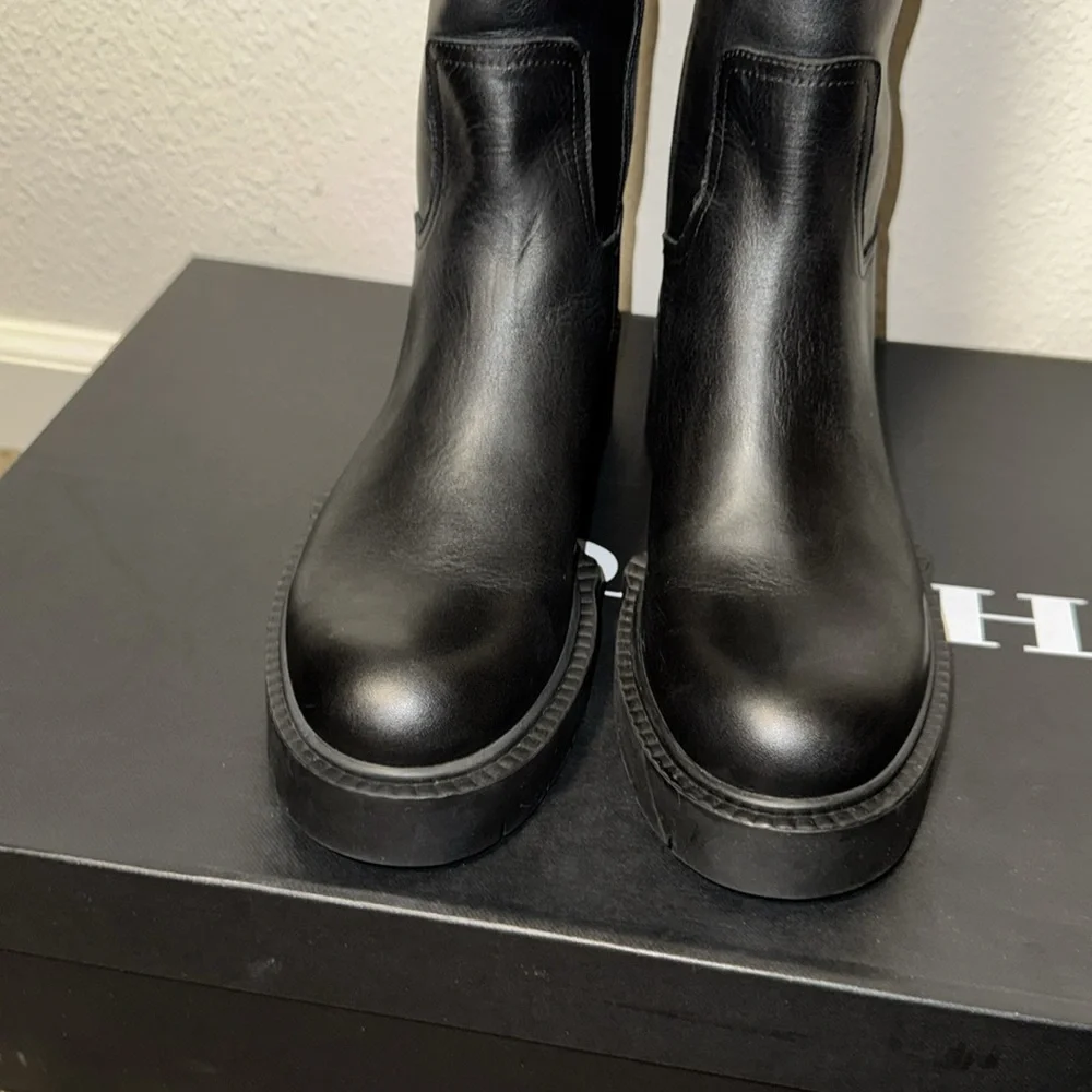 Coach Lilli Leather Boots - Picture 9 of 13